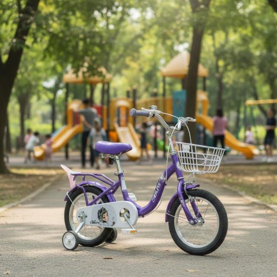 صورة دراجة بنات مقاس 14 إنش بتصميم عصري